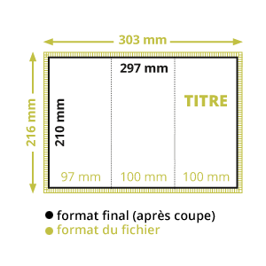 Dépliant 3 volets - roulé Dépliant 3 volets - roulé